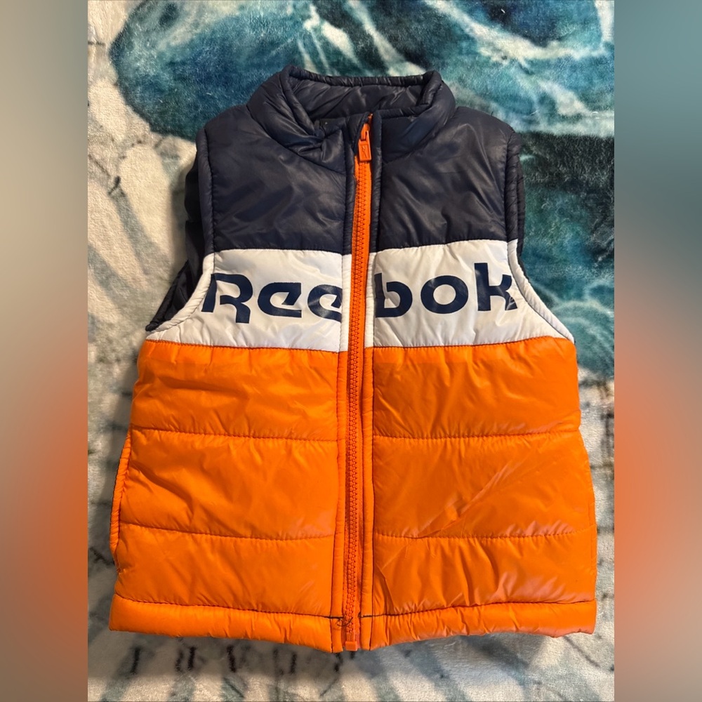Reebok Navy Quilted Vest